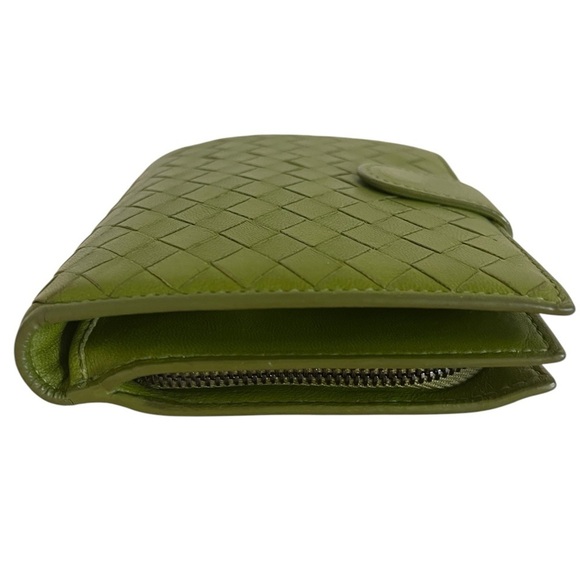 Bottega Veneta Bifold wallet Green Intrecciatro Italy - Picture 5 of 16